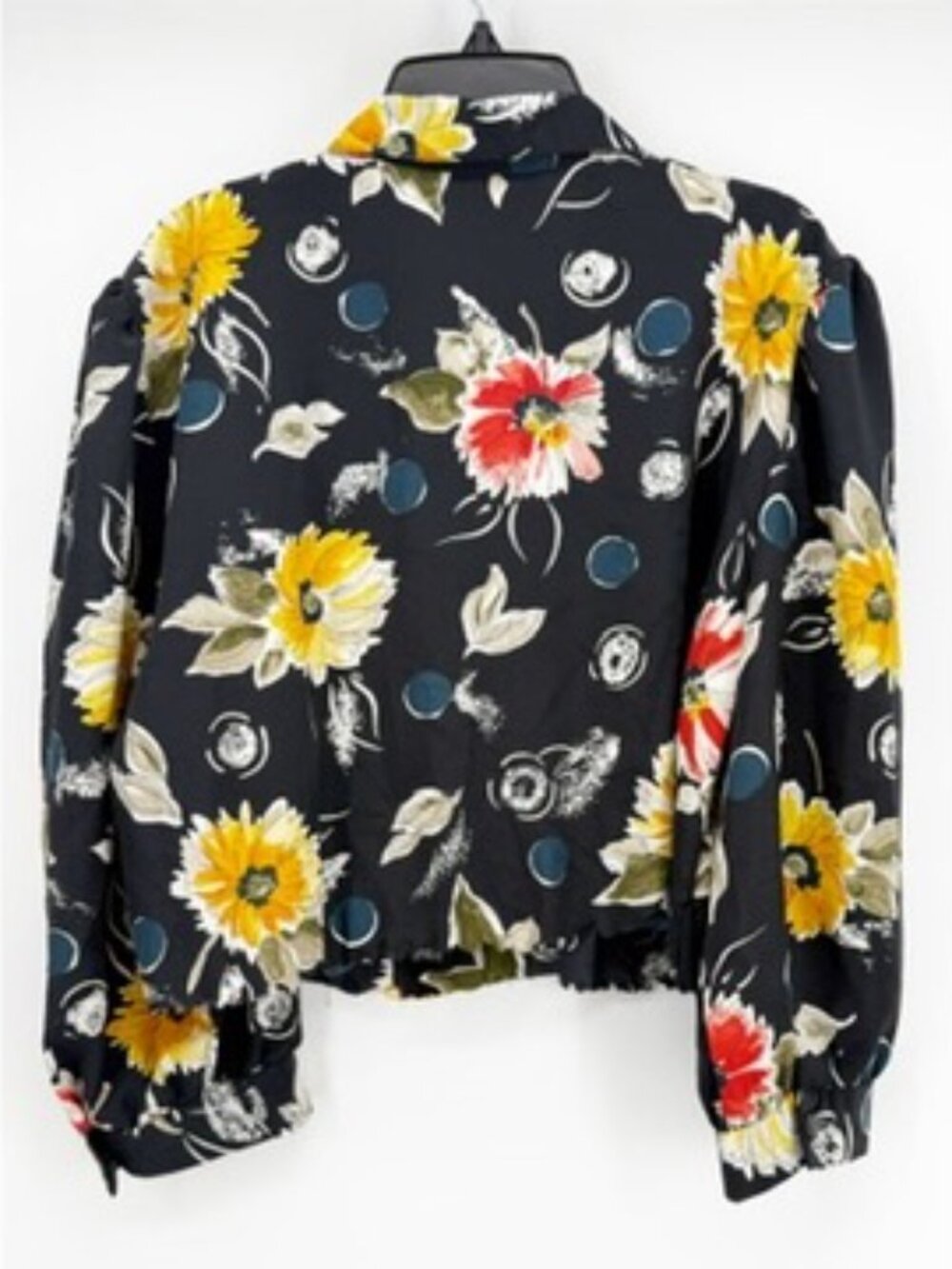 Vintage California Looks Dress Womens 6P Floral Midi Shirtwaist Made USA 80s - Picture 6 of 13